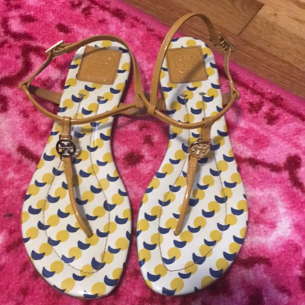 Tory Burch yellow sandals